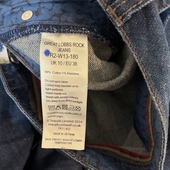 Seasalt Great Lobbs Rock Boot Cut Jeans Size 6 Normcore - Picture 7 of 8